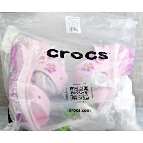 New! Size: 9 Women/7 Men Crocs Unisex Classic Mega Crush Platform Sandals Wedge - Picture 7 of 7